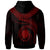 Nauru Polynesian Hoodie Nauru Waves (Red) - Polynesian Pride