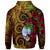 Guam Polynesian Hoodie Hibiscus Vintage - Polynesian Pride