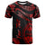 Guam Polynesian Custom T Shirt Polynesian Tattoo Red Version Unisex Red - Polynesian Pride