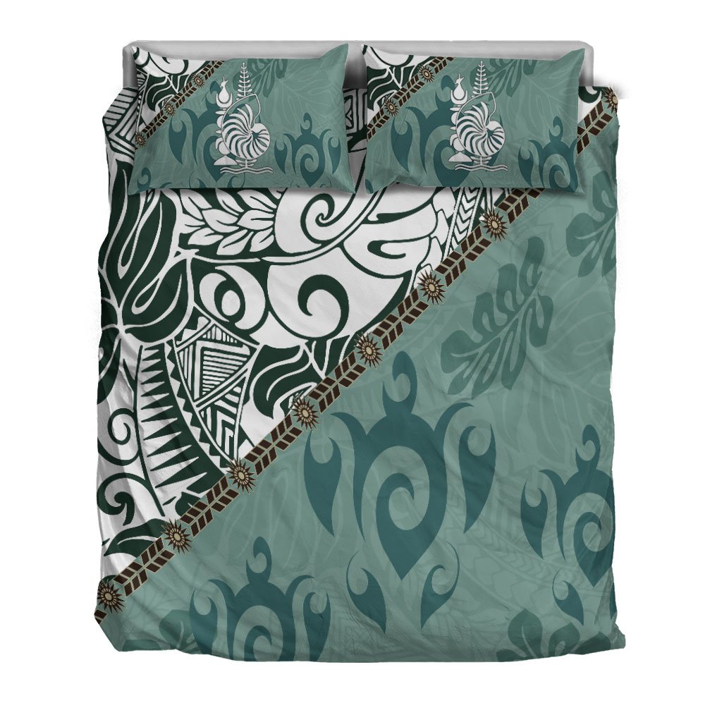 New Caledonia Bedding Set - Leaves And Turtles - Polynesian Pride