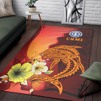Northern Mariana Islands Area Rugs - Tribal Tuna Fish - Polynesian Pride
