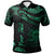 Tuvalu Custom Polo Shirt Polynesian Tattoo Green Version Unisex Green - Polynesian Pride