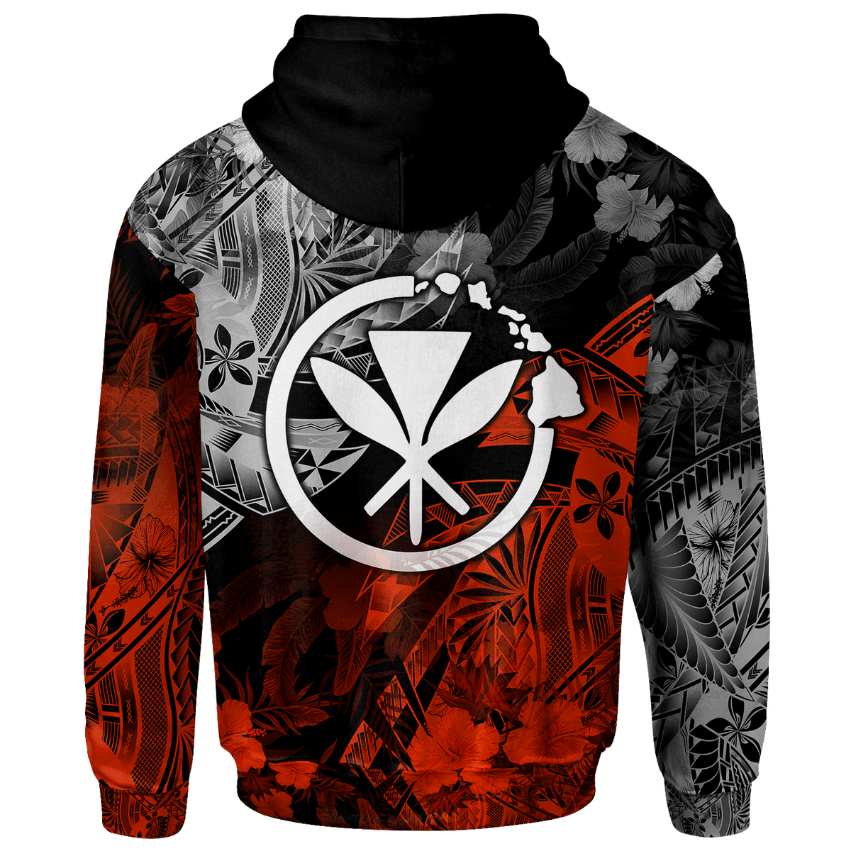 Polynesian Hawaii Kanaka Maoli Custom Hoodie Vintage Polynesian Style - Polynesian Pride