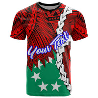 Pohnpei Kolonia Micronesia Custom T Shirt Tribal Wave Tattoo Unisex Red - Polynesian Pride