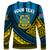 (Custom Personalised) Tuvalu Long Sleeve Shirt 44th Independence Anniversary - Tribal Pattern - LT12 - Polynesian Pride