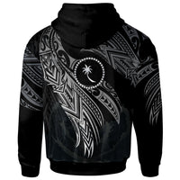 Chuuk Polynesian Zip Hoodie Legend White Version - Polynesian Pride