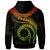 Cook Islands Polynesian Custom Hoodie Cook Islands Waves (Reggae) - Polynesian Pride