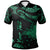 Papua New Guinea Custom Polo Shirt Polynesian Tattoo Green Version Unisex Green - Polynesian Pride