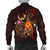 Pohnpei Polynesian Men's Bomber Jacket - Legend of Pohnpei (Red) - Polynesian Pride