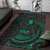 Yap Polynesian Area Rug - Green Tribal Wave - Polynesian Pride