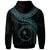 Chuuk Polynesian Custom Hoodie Chuuk Waves (Turquoise) - Polynesian Pride