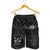 Fiji Men's Short - Fiji Seal With Polynesian Tattoo Style (Black) - Polynesian Pride