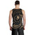 Yap Micronesia Men's Tank Top - Gold Tribal Wave - Polynesian Pride