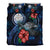 Marshall Islands Polynesian Bedding Set - Blue Turtle Hibiscus - Polynesian Pride