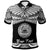 American Samoa Custom Polo Shirt Polynesian Tattoo White Version Unisex White - Polynesian Pride