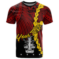 Papua New Guinea Madang Province Polynesian Custom T Shirt Tribal Wave Tattoo Unisex RED - Polynesian Pride
