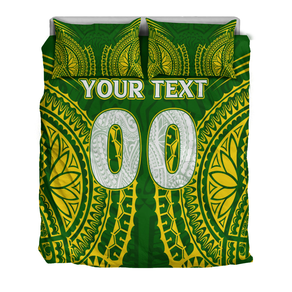 (Custom Personalised) Cook Islands Bedding Set - Tribal Pattern - LT12 - Polynesian Pride