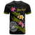 American Samoa Polynesian Custom T Shirt Plumeria Tribal Unisex Black - Polynesian Pride