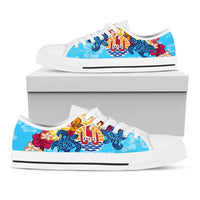 French Polynesia Low Top Shoes - Tropical Style - Polynesian Pride