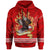 American Samoa Polynesian Hoodie Nuuuli Manulele Tausala Unisex Red - Polynesian Pride