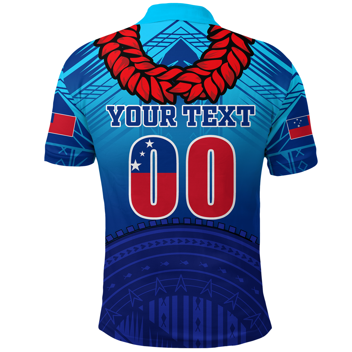 Custom Manu Samoa Legend Polo Shirt LT12 - Polynesian Pride