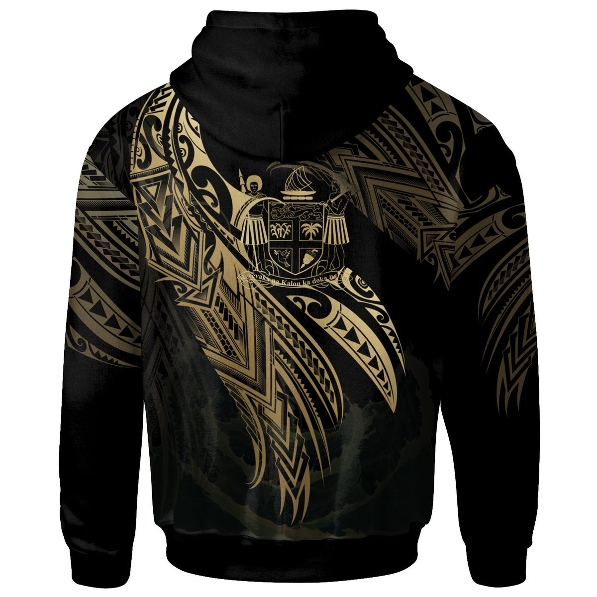 Fiji Polynesian Hoodie Legend Gold Version - Polynesian Pride