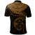 Fiji Polynesian Custom Polo Shirt Fiji Waves (Golden) - Polynesian Pride