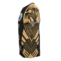 Federated States of Micronesia T Shirt F S M Seal Polynesian Tattoo Gold Style - Polynesian Pride