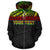 Nauru Polynesian Custom Zip up Hoodie Reggae - Polynesian Pride