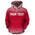 Wallis and Futuna Polynesian Custom Hoodie Red Frog - Polynesian Pride