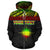 Marshall Islands Polynesian Custom Zip up Hoodie Reggae - Polynesian Pride