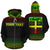 Fiji Polynesian Tapa Custom Zip up Hoodie Reggae Frog Unisex Reggae - Polynesian Pride