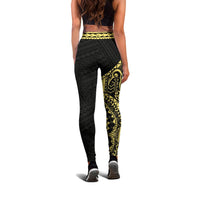 Samoa Polynesian 1st Leggings (Gold) A6 - Polynesian Pride