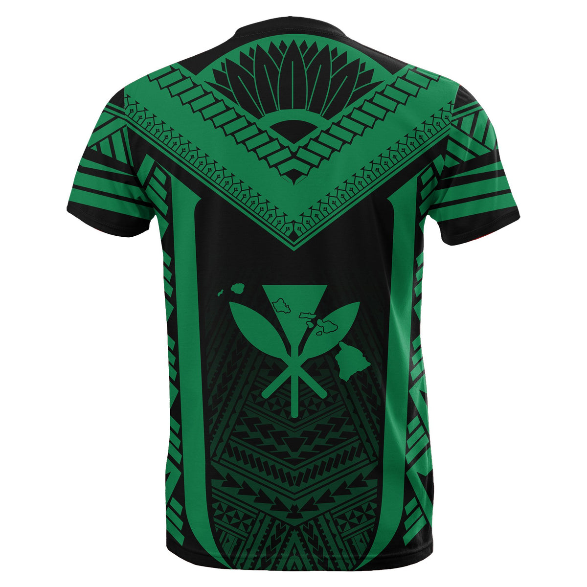 Hawaii Kanaka Polynesian T Shirt Active Green - Polynesian Pride