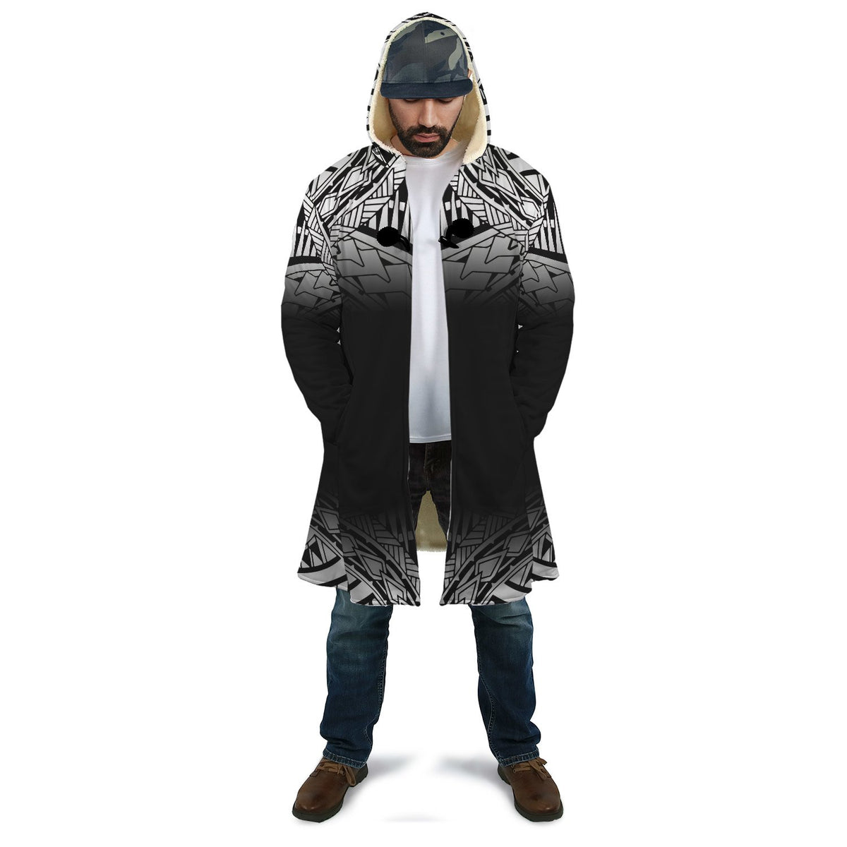 New Caledonia Cloak - Fog Black Style - Polynesian Pride