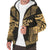 American Samoa Sherpa Hoodie - Polynesian Chief Gold Version - Polynesian Pride