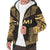 Northern Mariana Islands Sherpa Hoodie - Polynesian Chief Gold Version - Polynesian Pride