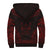 Fiji Sherpa Hoodie - Polynesian Chief Red Version - Polynesian Pride