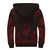 Guam Sherpa Hoodie - Polynesian Chief Red Version - Polynesian Pride