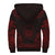 Hawaii Sherpa Hoodie - Polynesian Chief Red Version - Polynesian Pride