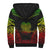 Papua New Guinea Sherpa Hoodie - Polynesian Chief Reggae Version - Polynesian Pride