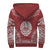 Tahiti Sherpa Hoodie - Polynesian Chief Flag Version - Polynesian Pride