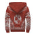 Tonga Sherpa Hoodie - Polynesian Chief Flag Version - Polynesian Pride