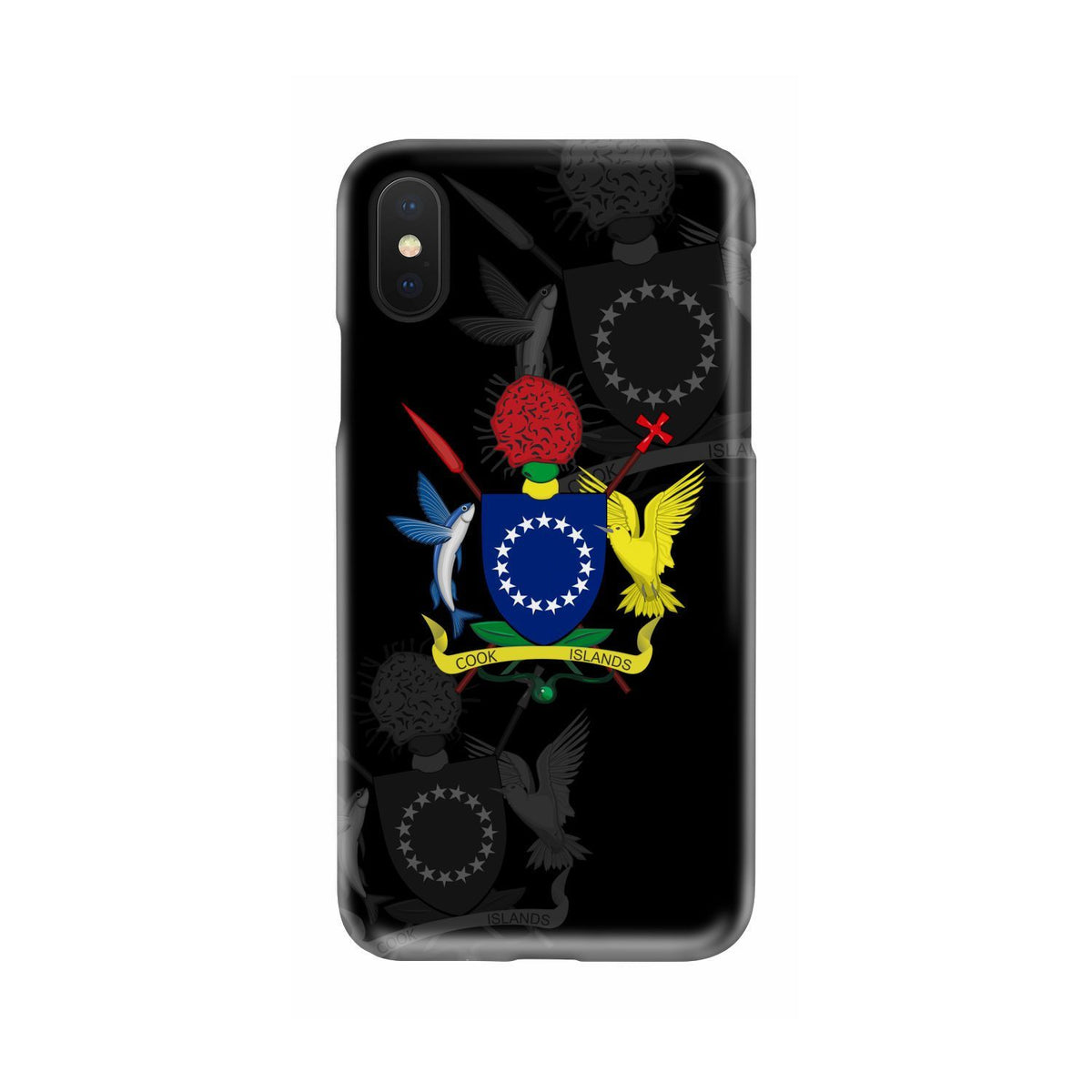 Cook Islands Phone Case - Coat Of Arms - Polynesian Pride