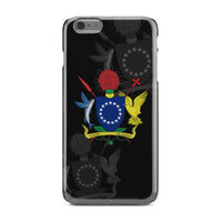 Cook Islands Phone Case - Coat Of Arms iPhone 6 Plus Black One Style - Polynesian Pride