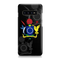 Cook Islands Phone Case - Coat Of Arms Samsung Galaxy S10 Plus Black One Style - Polynesian Pride