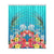 Three Turtle And Hibiscus Window Curtain( Two Piece) Blue One Size 52"x120"(Two Piece) Blue - Polynesian Pride