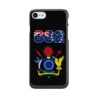 Cook Islands Phone Case - Coat of Arm Code iPhone 7 One Size Black - Polynesian Pride
