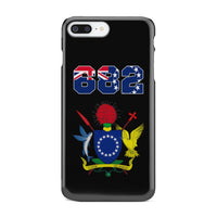 Cook Islands Phone Case - Coat of Arm Code iPhone 7 Plus One Size Black - Polynesian Pride