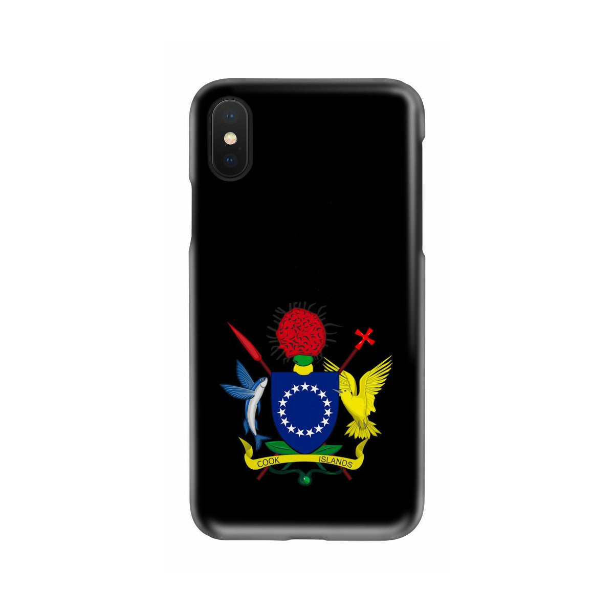 Cook Islands Phone Case - Coat of Arm Map - Polynesian Pride